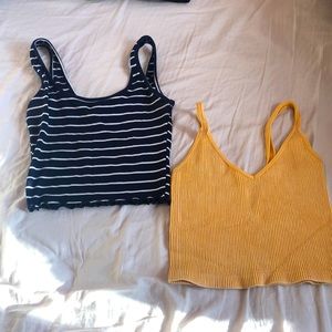 Tank top crop tops aesthetic trendy